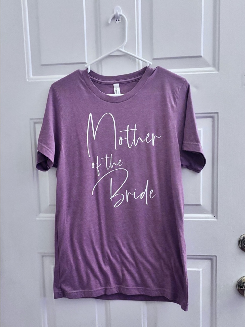 Bella Canvas Rose/Mauve 'Mother' Script Short Sleeve Tee